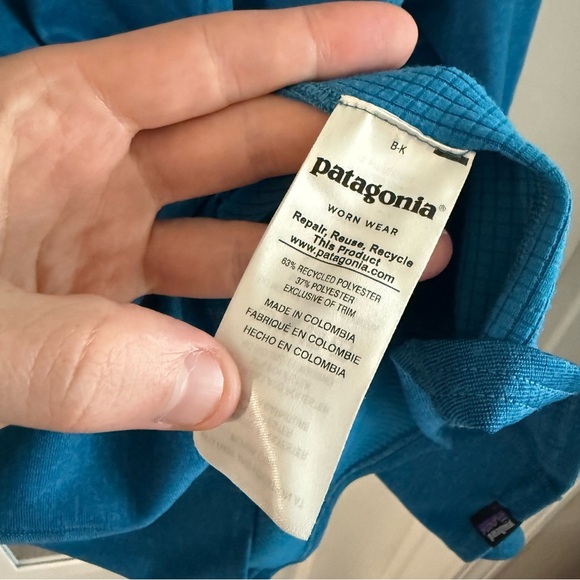 Patagonia Midweight Half Zip Jacket Size XL Color Blue - Picture 5 of 7